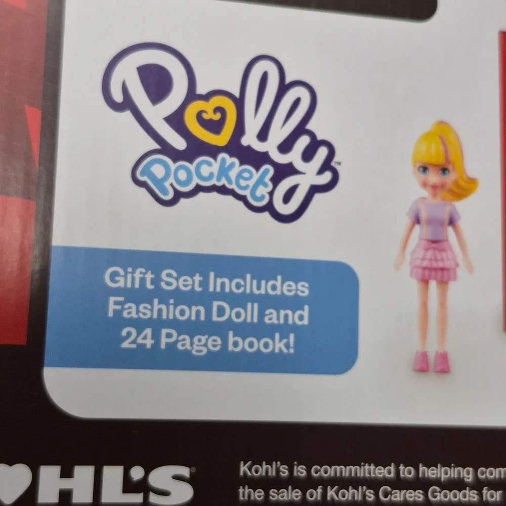 Polly Pocket Animal Adopt-a-thon Book & Fashion Doll Gift Set Kohl's Cares